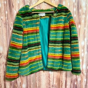 Fun Rainbow Multicolor jacket EDC EDM Music Festival